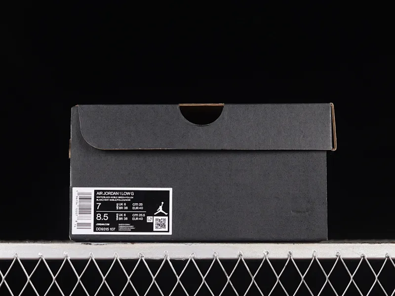 All categories Air Jordan Jordan series basketball shoes Air Jordan 1 Low G version pure original Air Jordan 1 Low Golf "Noble Green" AJ1 Joe 1 new golf version white green DD9315-107